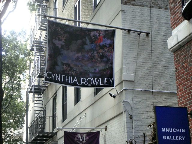 Cynthia Rowley flag in front of Upper East side boutique | York Avenue blog