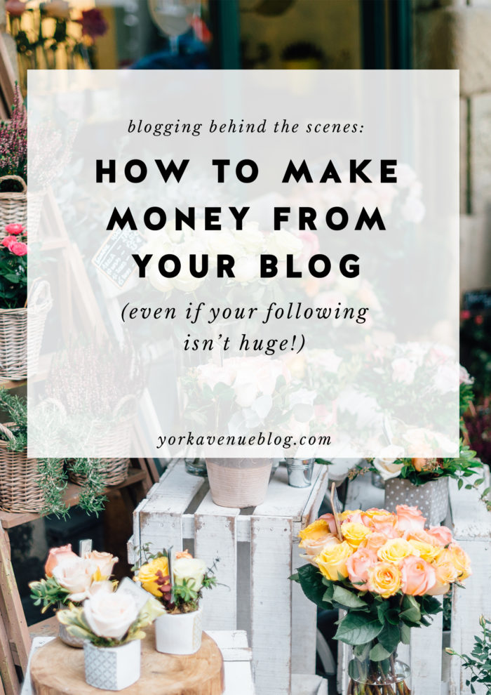 Blogging Behind the Scenes: How to Make Money From Your Blog (Without Huge Traffic!)