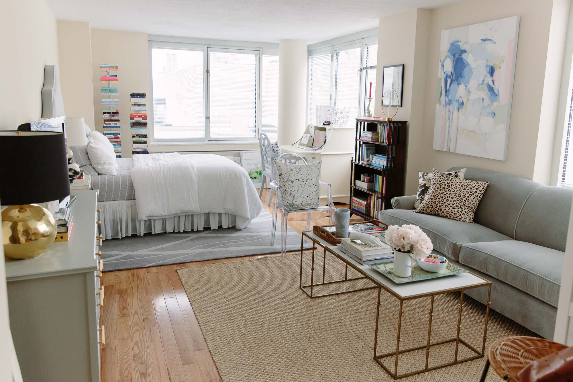 8 Stylish Ideas for Dividing a Studio Apartment featured by top US interior design blog, York Avenue
