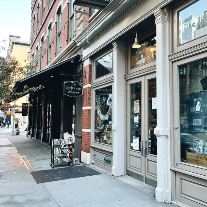 the mysterious bookshop in Tribeca New York City